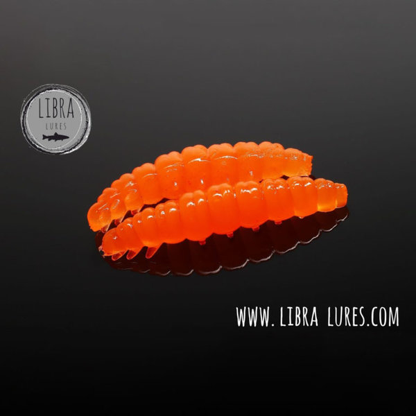 Libra Lures LARVA 35mm Hot Orange 011