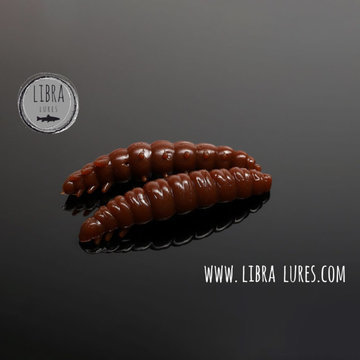 Libra Lures LARVA 35 mm Brown 038 Knoblauch
