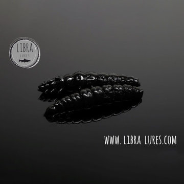 Libra Lures LARVA 35 mm Black 040 Knoblauch