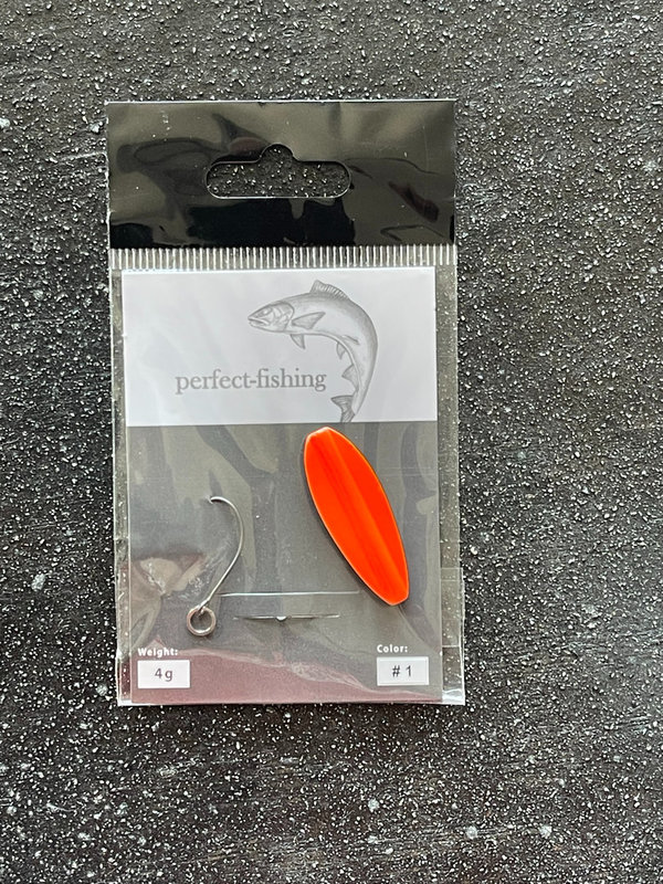 Perfect fishing Durchlaufspoons 4g # 01