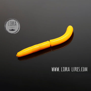 Libra Lures Fatty D´Worm 65mm Käse Dark Yellow 008