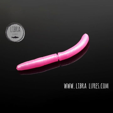 Libra Lures Fatty D´Worm 65mm Käse Pink/Pearl 018