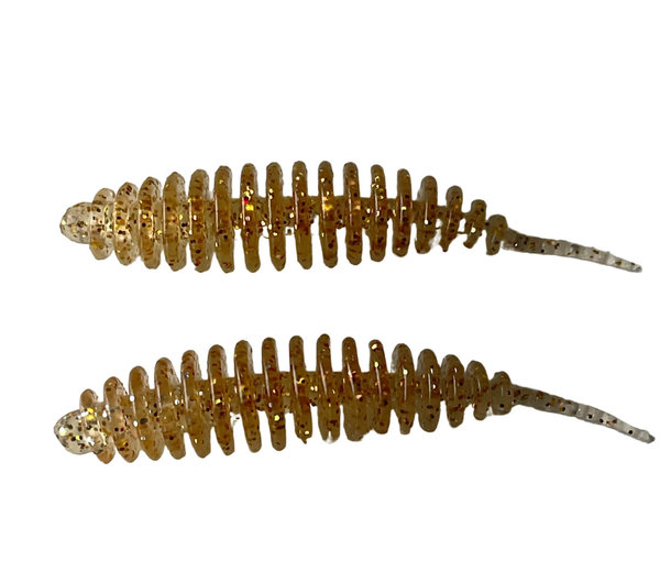 Troutworm 2.0 Gold/Glitter Bubblegum 6,5cm