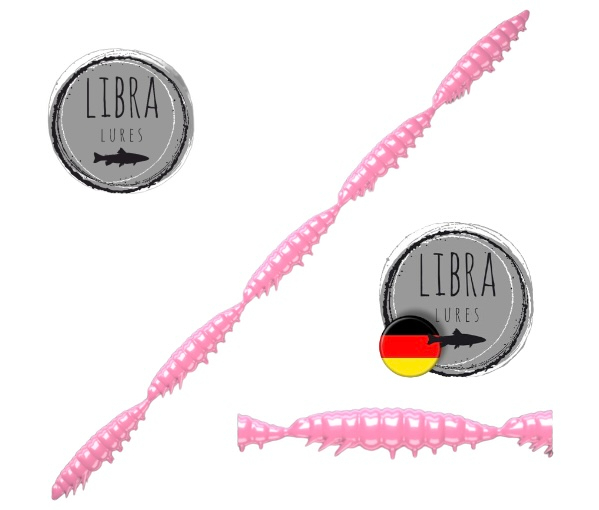 Libra Lures Multi-Larva Kette Käse 017 Bubblegum
