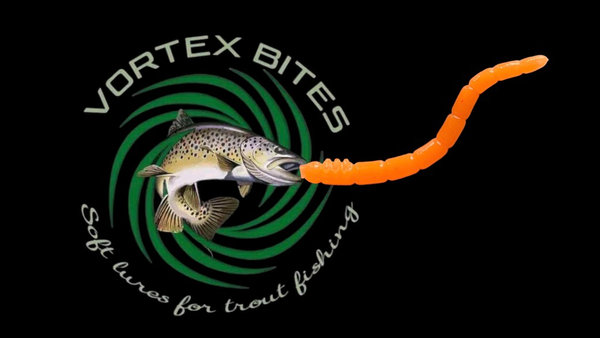 Vortex Bites #12 Turboworm  Hot Orange
